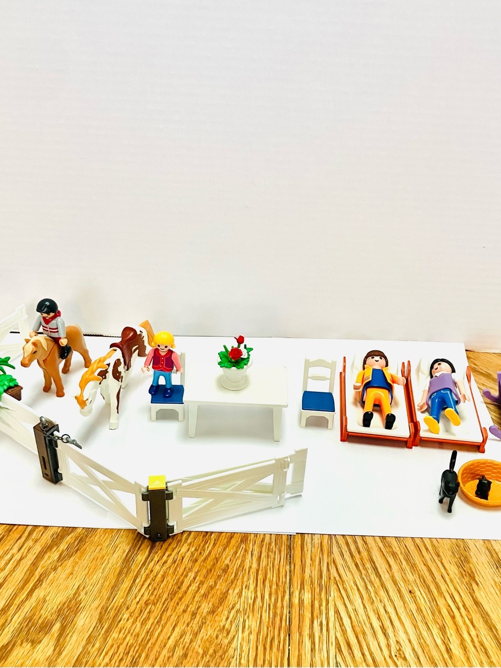 Playmobil Assorted Figures Animals Furniture Lot Some Vintage